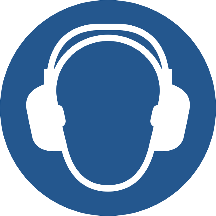 Знак M003 Защитить органы слуха / Wear ear protection купить в ProMarket