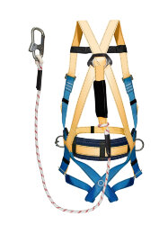 Удерживающая страховочная система УС-2аВЖ (строп верёвка с амортизатором)