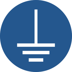 Знак M005 Подключить клеммы заземления к земле