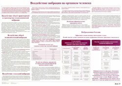 Плакат: Воздействие вибрации на организм человека (лист 15)