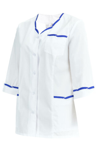 Костюм "Ольга" белый с васильком