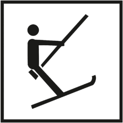 Знак PP44 Бугельный подъемник