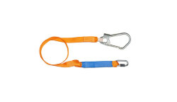 Строп аА+Кс из полиамидного ленты с двумя карабинами и амортизатором