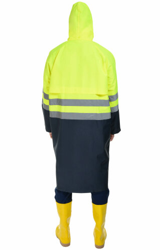 Плащ "Альбатрос Плюс" влагозащитный лимонный с темно-синим