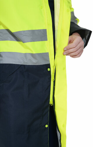 Плащ "Альбатрос Плюс" влагозащитный лимонный с темно-синим