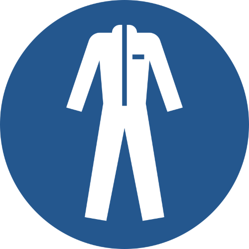 Знак M010 Носить защитную одежду