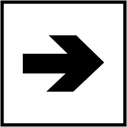 Знак PP01 Направление