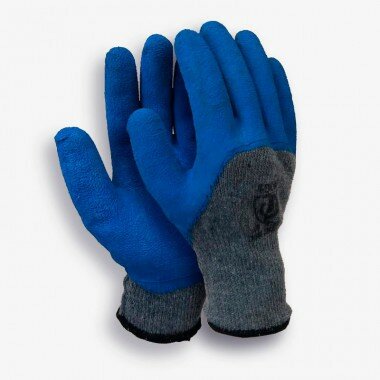 Перчатки рабочие утепленные полушерстяные со вспененным латексом