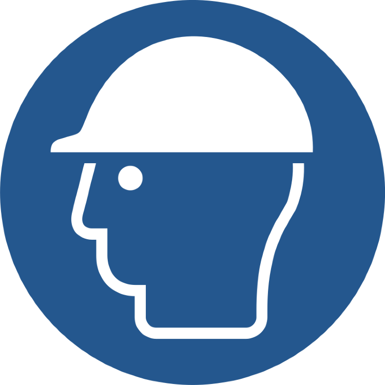 Знак M014 Носить защитную каску / Wear head protection купить в ProMarket