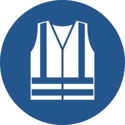 Знак M015 Носить светоотражающую одежду