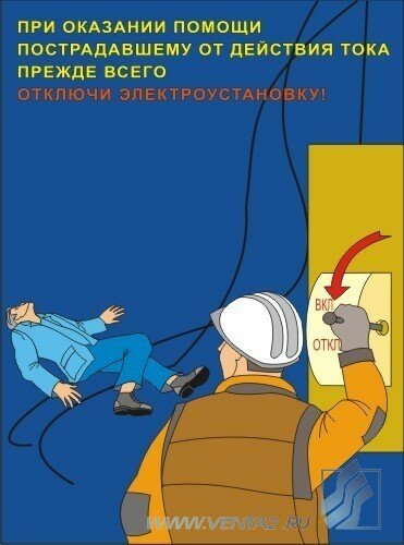 Комплект плакатов: Электробезопасность, 10 штук