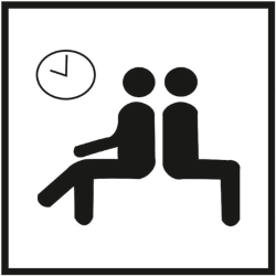 Знак PP13 Зал ожидания