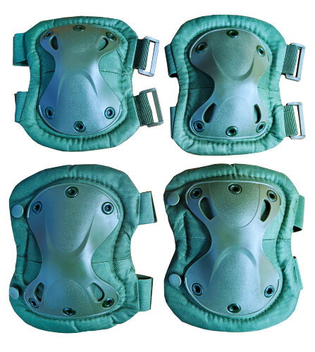 Наколенники и налокотники тактические комплект 4 шт.