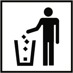 Знак PP18 Мусорный ящик