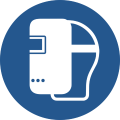 Знак M019 Носить сварочную маску