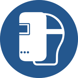 Знак M019 Носить сварочную маску