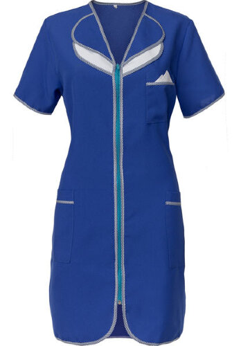 Халат Классика габардин василёк