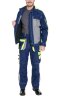 Костюм "Прогресс" темно-синий с серым лимон