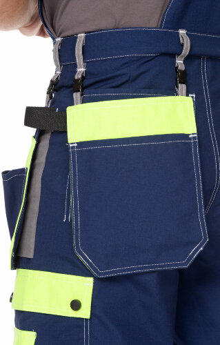 Костюм "Прогресс" темно-синий с серым лимон