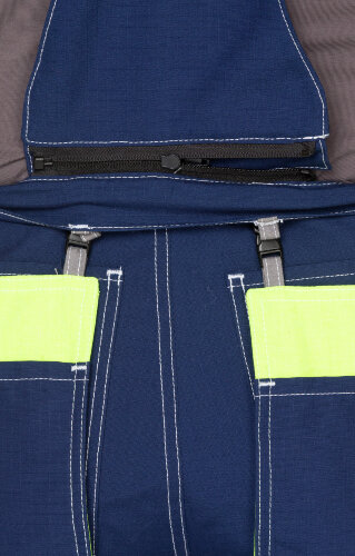 Костюм "Прогресс" темно-синий с серым лимон