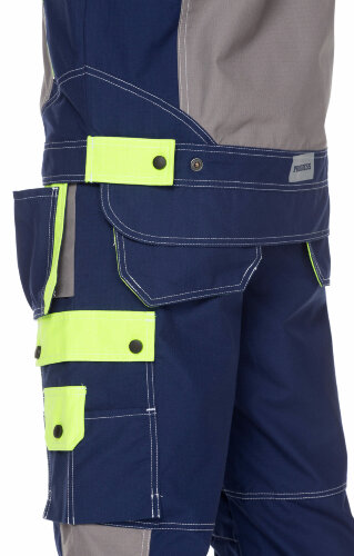 Костюм "Прогресс" темно-синий с серым лимон