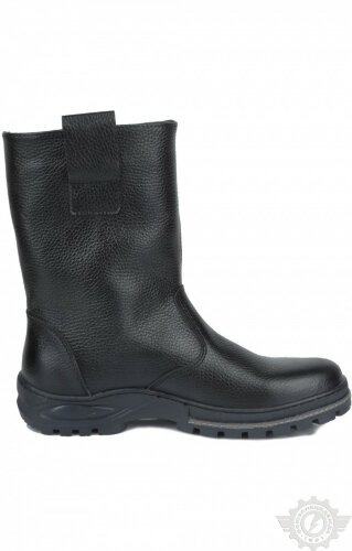 Сапоги "Титан" утепленные черные (натуральная кожа)