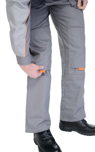 Полукомбинезон "Профессионал-2" темно-серый со светло-серым