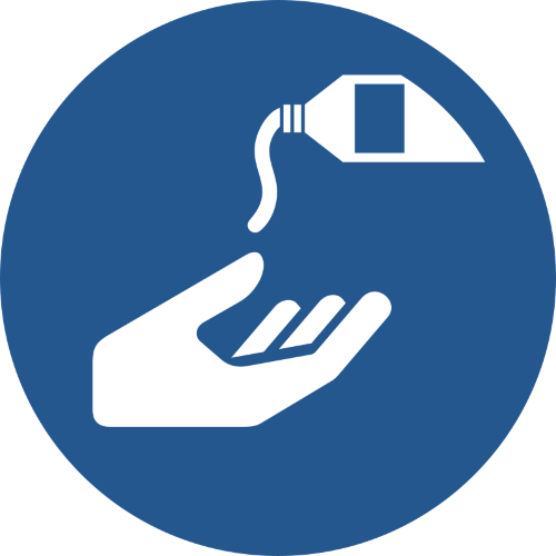 Знак M022 Использовать защитный крем