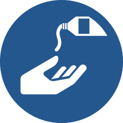 Знак M022 Использовать защитный крем