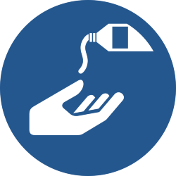 Знак M022 Использовать защитный крем