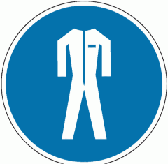 Знак M07 Работать в защитной одежде