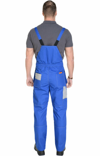 Полукомбинезон "Профессионал-2" василек светло-серый