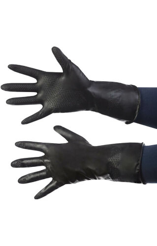 Перчатки резино-технические КЩС (кислотощелочестойкие) 1-й тип