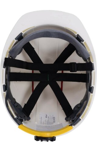 Каска строительная "Биот" с храповым механизмом белая