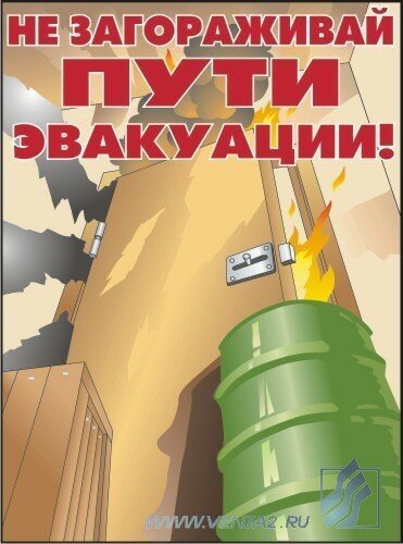 Комплект плакатов: Пожарная безопасность, 10 штук