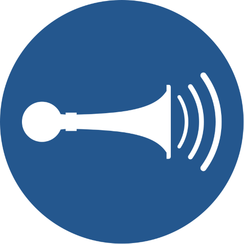 Знак M029 Звуковой сигнал