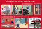 Комплект плакатов: Умей действовать при пожаре, 10 листов