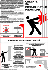 Плакат: Изоляция токоведущих частей, 1 штука