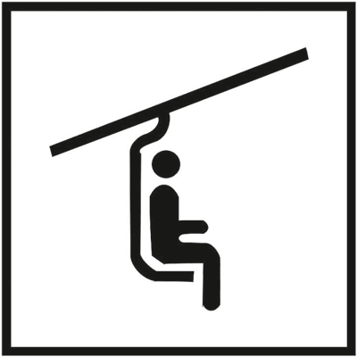 Знак PP36 Кресельная канатная дорога