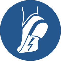 Знак M032 Носить антистатическую обувь