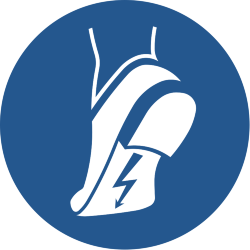 Знак M032 Носить антистатическую обувь