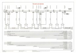 Плакат: Путевой план перегона (лист 1)