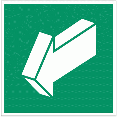 Знак E19 Открывать движением на себя