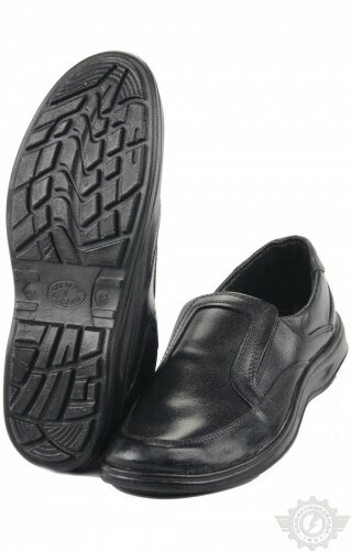 Туфли "Стрит" черные (натуральная кожа)