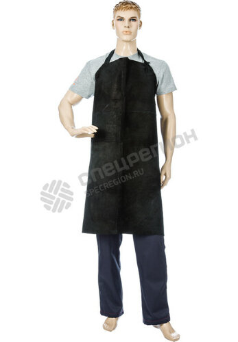 Фартук Ф1 спилковый ОП черный