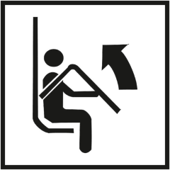 Знак PP38 Поднимите поручень