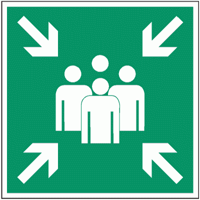 Знак E21 Пункт (место) сбора