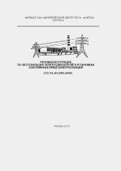 СО 34.45.509-2005. Типовая инструкция по эксплуатации электродвигателей в установках собственных нужд электростанций