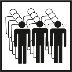 Знак PP42 Держитесь по трое