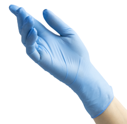 Перчатки Benovy Nitrile Chlorinated L нитриловые нестерильные, неопудренные текстурированные